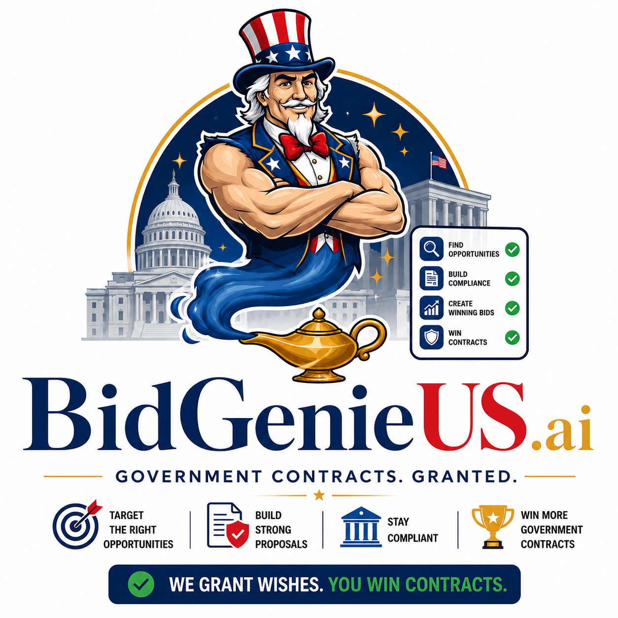 BidGenieUS — Government Contracts. Granted.